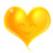 Yellow heart